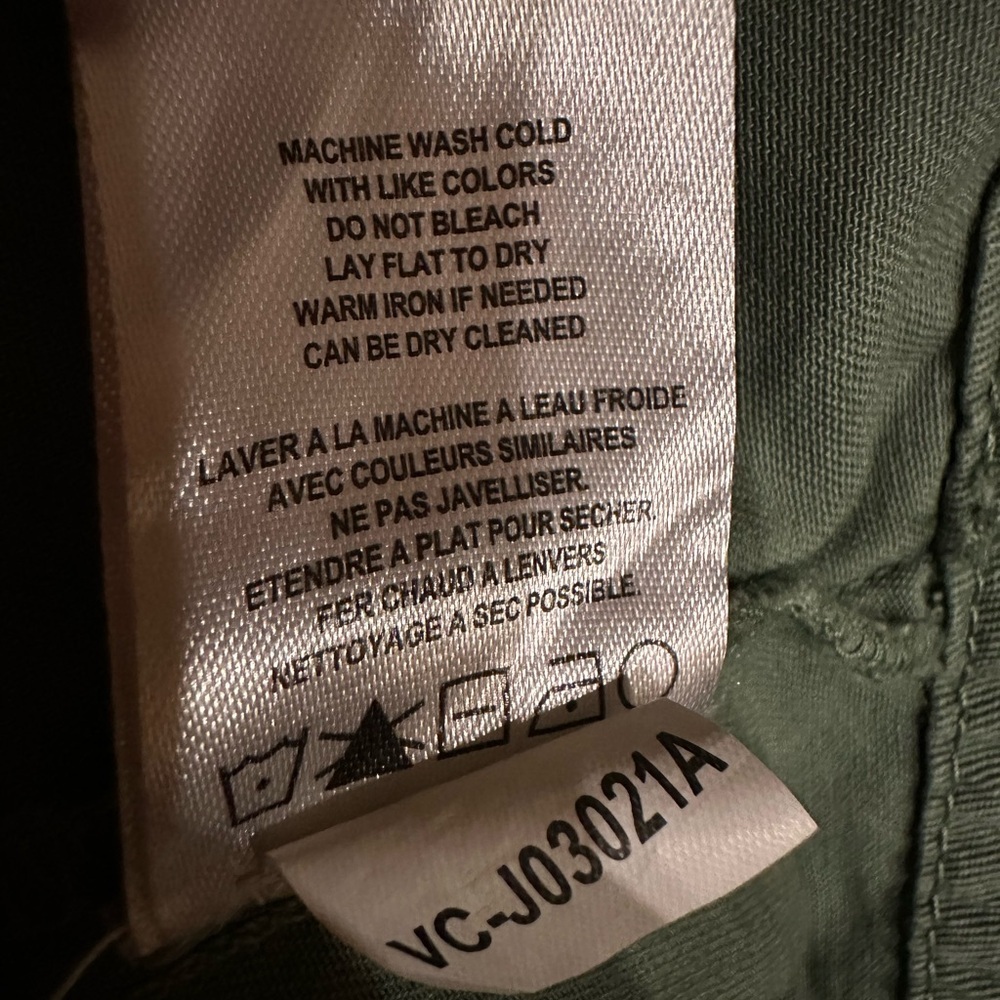 Vigoss Olive Utility crop Jacket size L - Picture 10 of 11